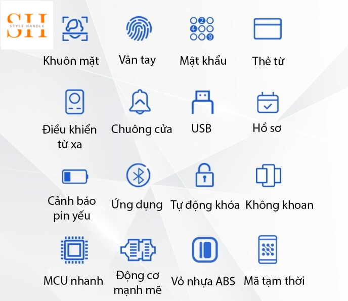 Khóa cửa điện tử nhận diện khuôn mặt thông minh GL01 1 Khóa cửa điện tử nhận diện khuôn mặt thông minh GL01 4
