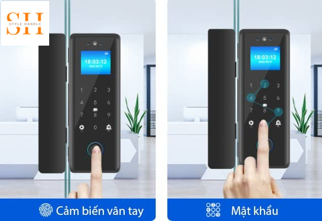 Khóa cửa điện tử nhận diện khuôn mặt thông minh GL01 3 Khóa cửa điện tử nhận diện khuôn mặt thông minh GL01 6