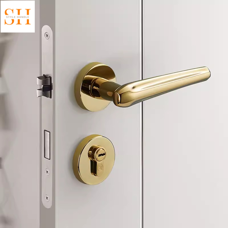 Khóa cửa phân thể vàng gold sang trọng LKF9905 6 Khóa cửa phân thể vàng gold sang trọng LKF9905 11