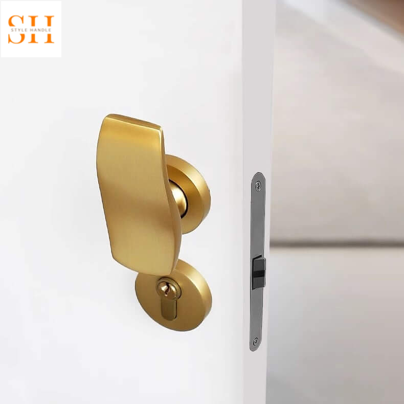 Khóa cửa phân thể tay gạt bằng đồng kiểu Pháp BT6590 2 Khóa cửa phân thể tay gạt bằng đồng kiểu Pháp BT6590 6