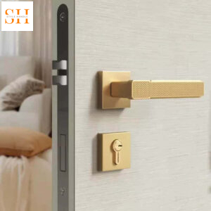 Khóa cửa phòng tay gạt dạng lưới bằng kẽm HBO6932