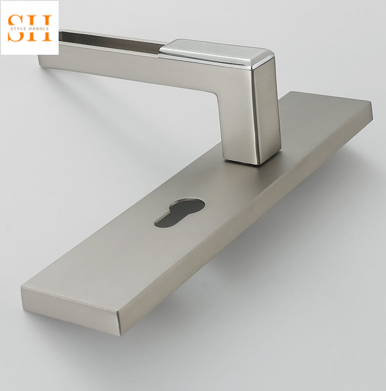 Khoá cửa phòng tay gạt hợp kim kẽm hiện đại CY2998 5 Khoá cửa phòng khách bằng kẽm phong cách hiện đại CY2998-6