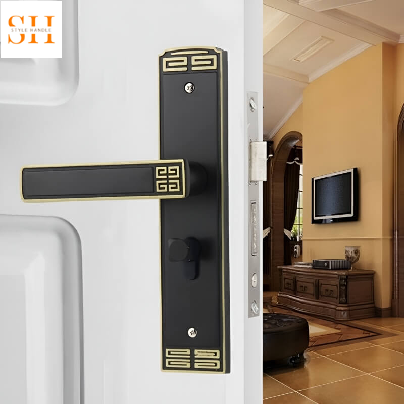 Khóa cửa hợp kim nhôm kiểu Á Đông PBH718