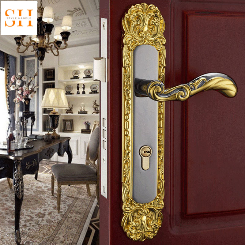 Khóa cửa tay gạt hợp kim hoàng gia sang trọng LYL388 1 Khóa cửa tay gạt hợp kim hoàng gia sang trọng LYL388 4