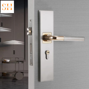 Khóa cửa tay gạt cạnh vuông hiện đại SHXX0303