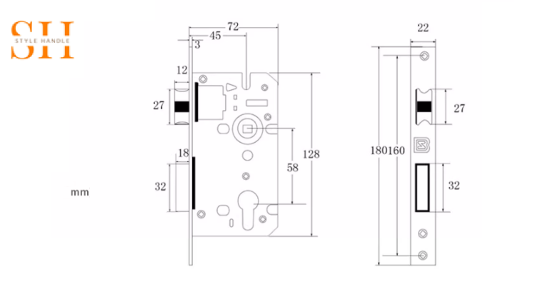 Khóa cửa tay gạt phong cách Trung Hoa cổ điển AX605Z 10 Khóa cửa tay gạt phong cách Trung Hoa cổ điển AX605Z 16