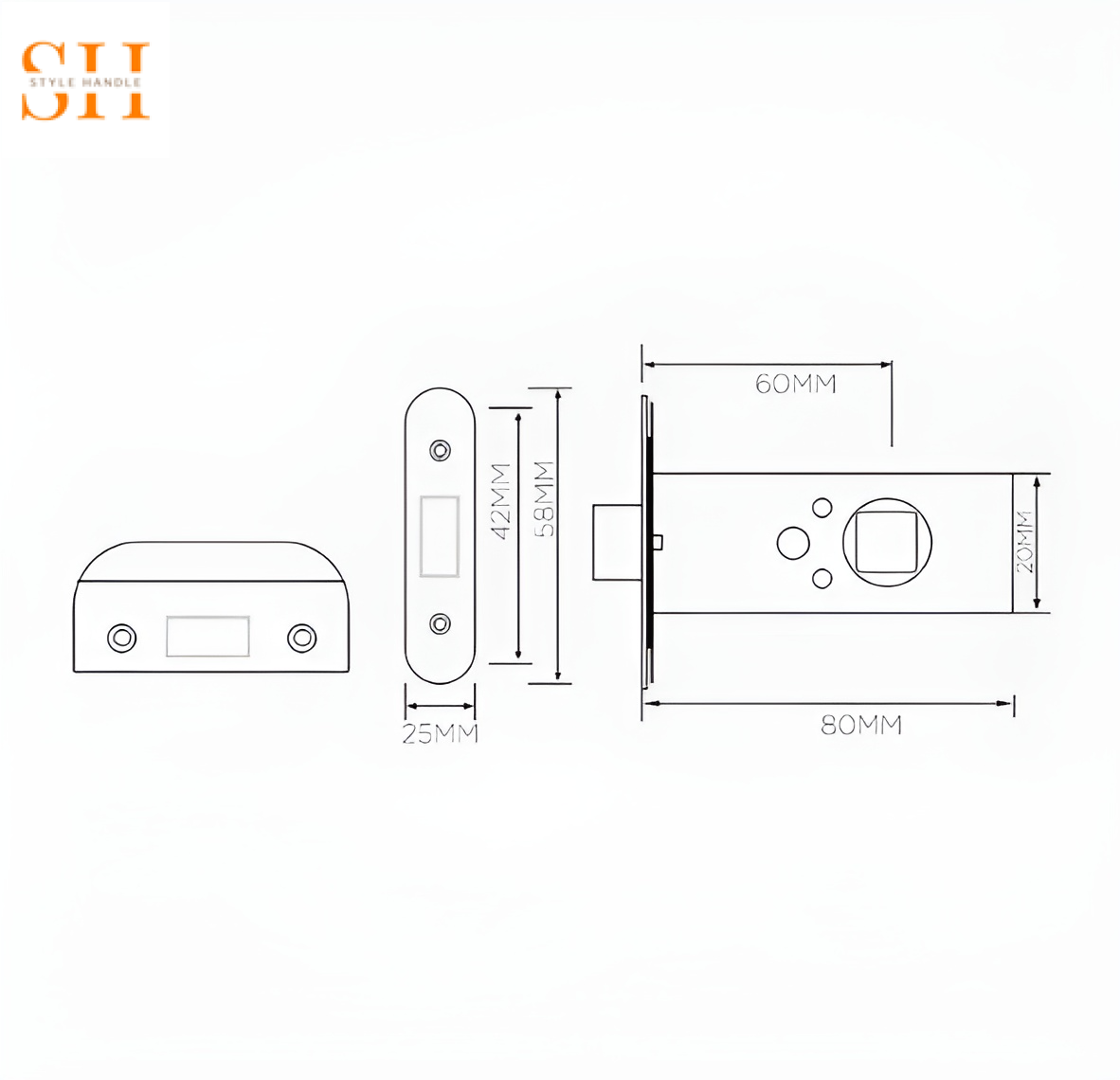 Khóa cửa tay nắm tròn pha lê sang trọng SD6742 13 Khóa cửa tay nắm tròn pha lê sang trọng SD6742 18