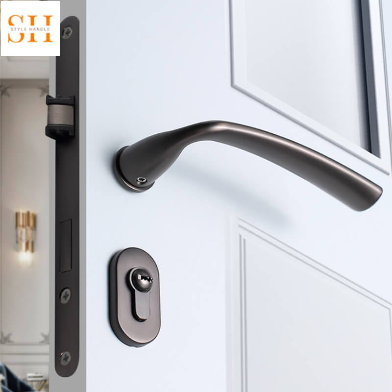 Khóa phân thể hợp kim kẽm dạng tay cong F3022 4 Khóa phân thể hợp kim kẽm dạng tay cong SHF3022 4