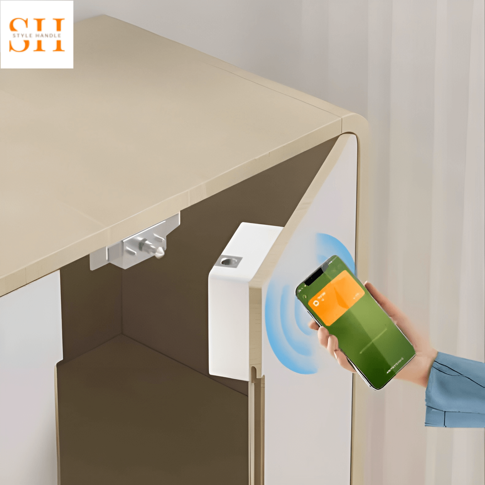 Khóa tủ cảm ứng NFC thẻ từ thông minh SH7227