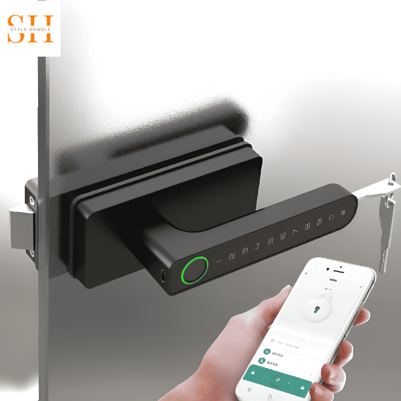 Khóa vân tay cửa kính thông minh cao cấp G701