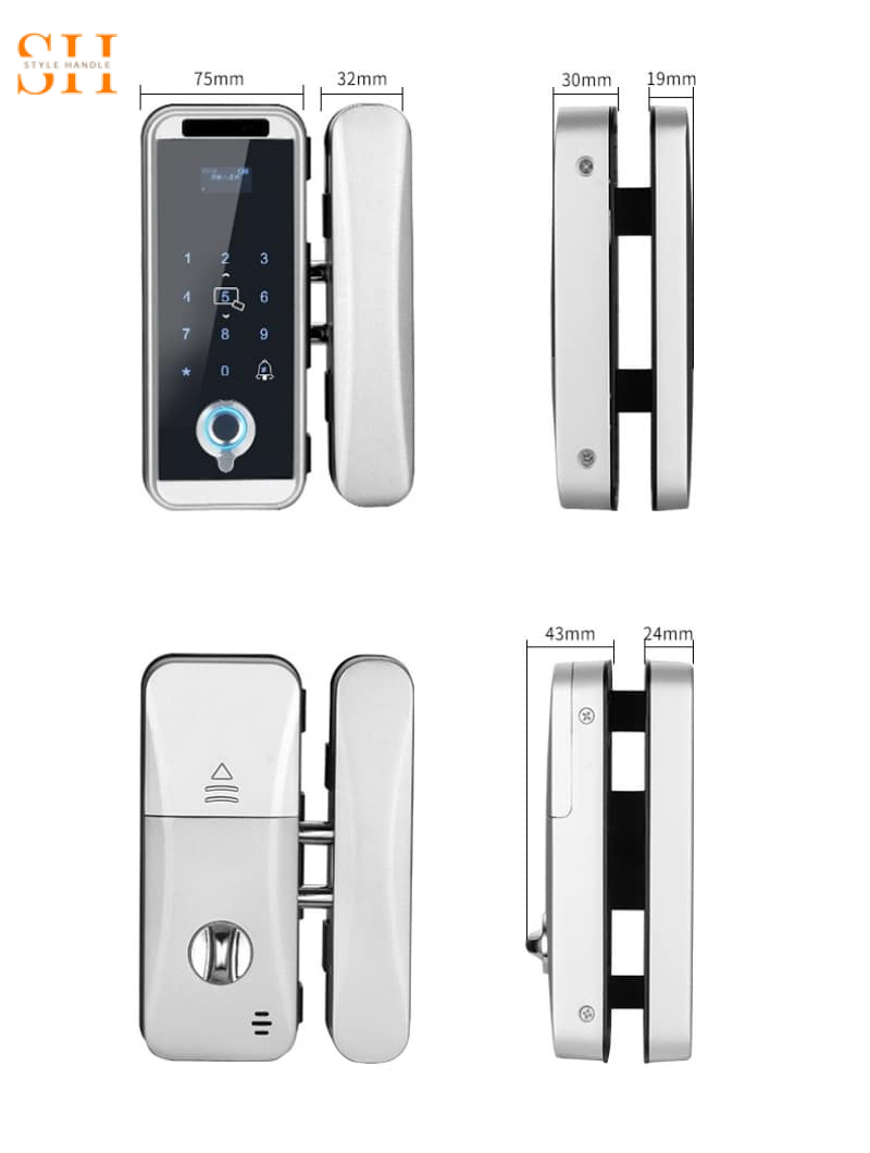 Khóa vân tay cửa kính thông minh USL321 5 Khóa vân tay cửa kính thông minh USL321 7