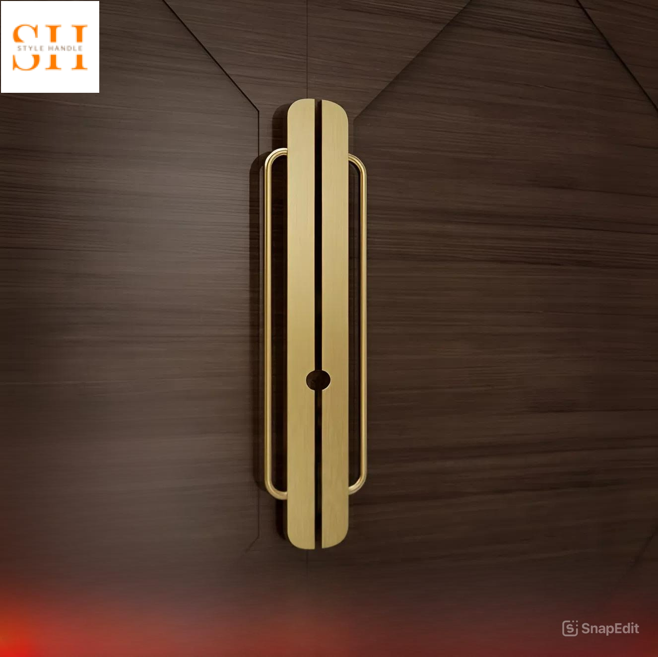 Tay nắm cửa kính hợp kim nhôm Á Đông LH9523