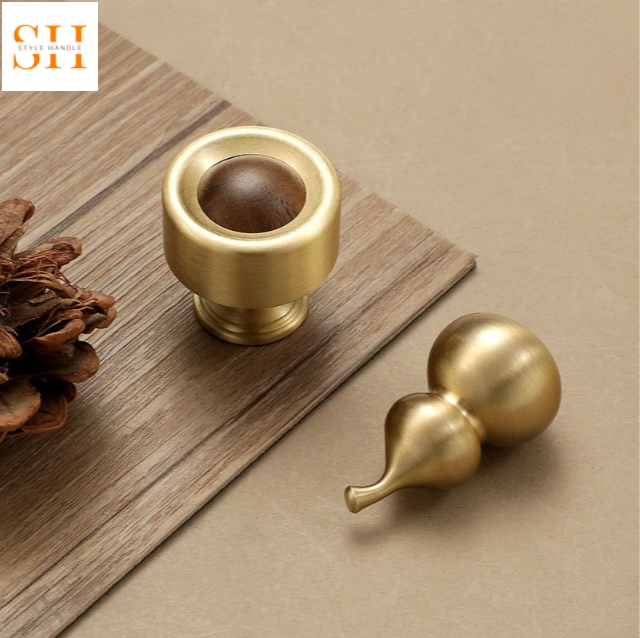 Tay nắm tủ đồng thau thiết kế sáng tạo T1328