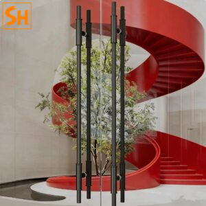 Tay nắm cửa chính thép không gỉ tối giản GD1509