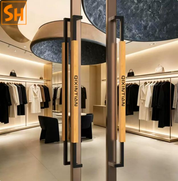 tay nắm cửa kính showroom – đo đạc chính xác khoảng cách lỗ khoan trước khi cường lực kính 2026