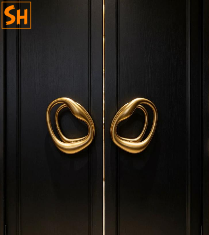 Tay nắm cửa hợp kim nhôm thiết kế uốn lượn độc đáo GD250