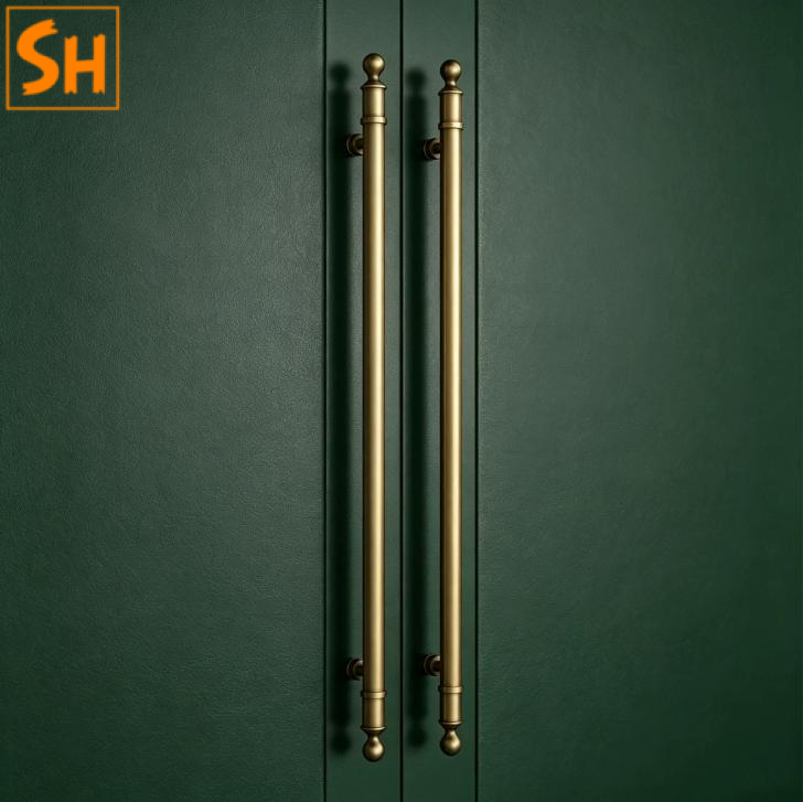 Tay nắm cửa khách sạn hợp kim nhôm phong cách cổ điển GD6363